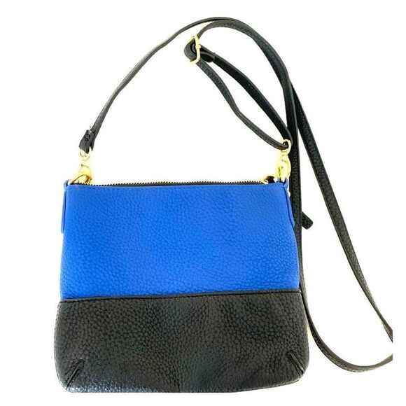 Mixed Bag | Colorblock crossbody | Blue/Black - Picture 1 of 5